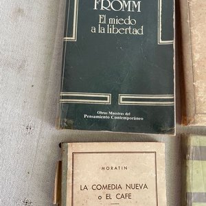 Lote de 5 Libros: Erich Fromm, Duque de Rivas, Moratín y Ramón Menéndez Pidal - imagen 2