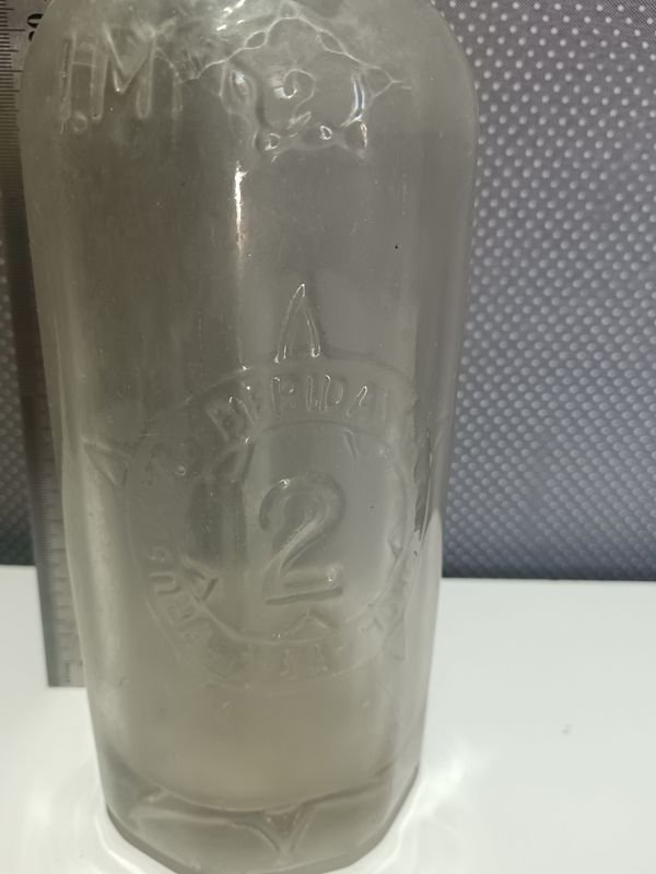 Sifón antiguo para alcohol - imagen 2