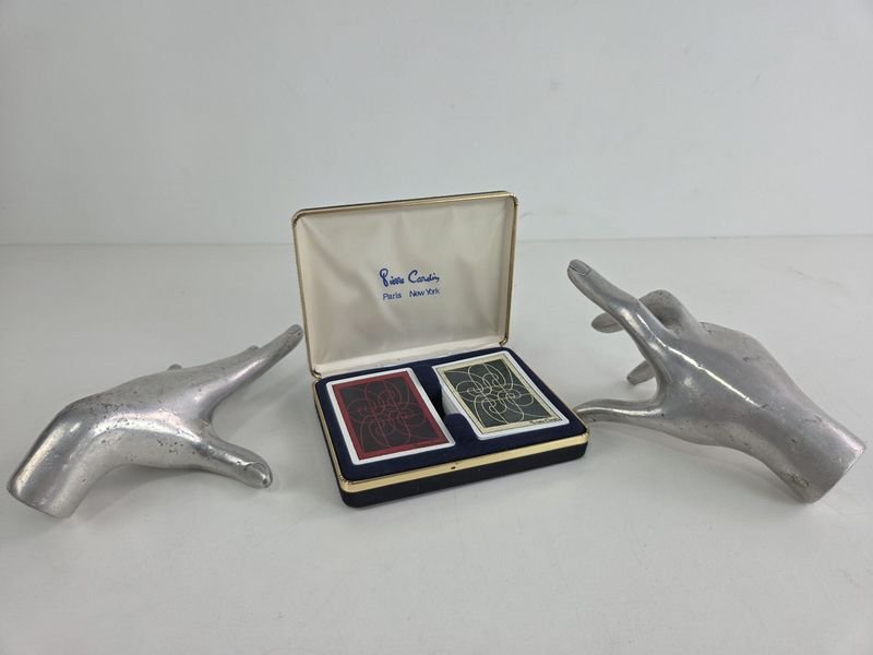 Cartas de poker Pierre Cardin en su estuche original - imagen 2