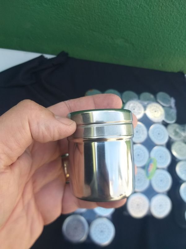 Saleros de Metal Plateado, Pack de 35 Unidades
