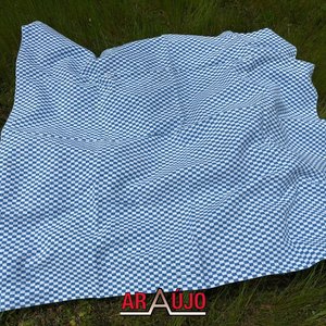 Lote siguiente: Manteles Cuadrillé Azul y Blanco