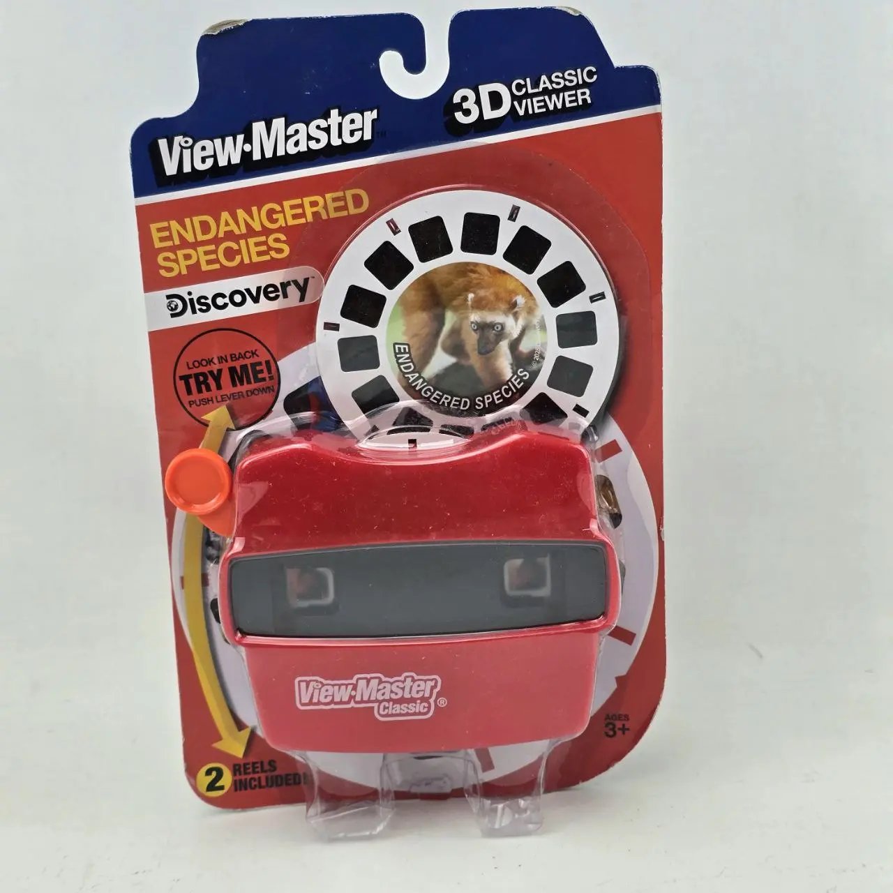 View-Master Clásico 3D con Tema de Especies Amenazadas - imagen 1