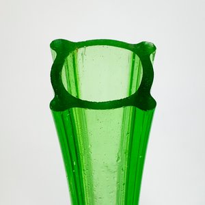 Juego de Cristalería Verde: Suspiro y Botellón Tallado - imagen 4