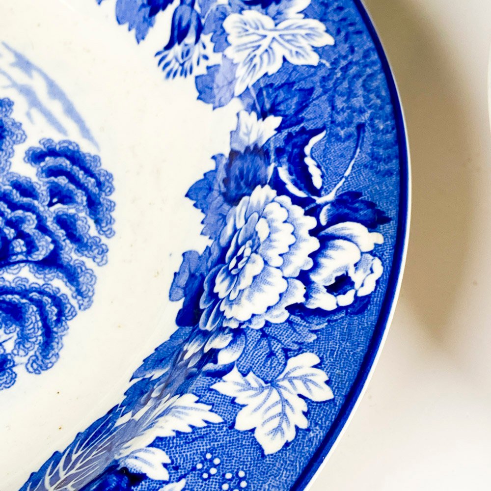 Cuatro platos de loza inglesa Woods Ware - imagen 4