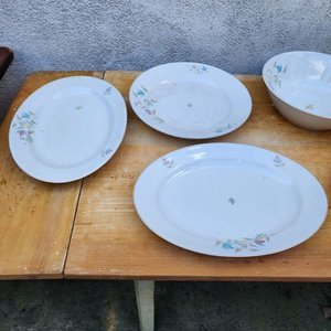 Juego de Vajilla Olmos de Loza Pintada - 53 Piezas - imagen 7