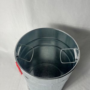Papelera Metálica Cilíndrica con Asas - imagen 4