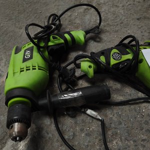 Dos Taladros Eléctricos Verdes GRV con Cable - imagen 2
