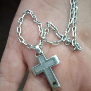 Cadena de Plata con Crucifijo - imagen 2
