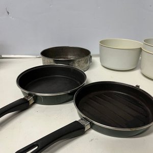 Sartén Doble "Vitrocerámica" Fasga, Tortera Desmontable y 4 Bowls Plásticos - imagen 4