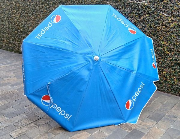 Sombrilla Publicitaria Pepsi Azul para Exterior - imagen 1