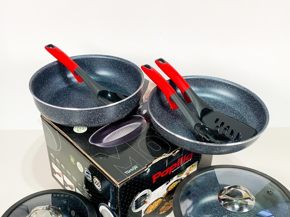 Set de batería Papilla para cocina en gris - imagen 4