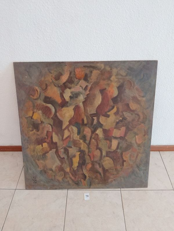Obra de Luis Pérez Iglesias: Acrílico sobre Durabord 70x70 cm