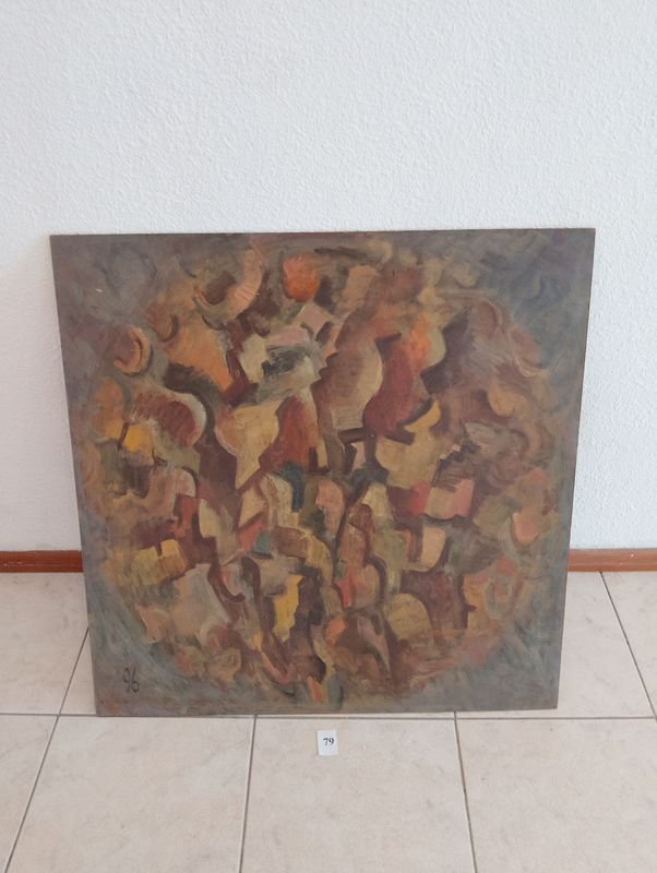 Obra de Luis Pérez Iglesias: Acrílico sobre Durabord 70x70 cm