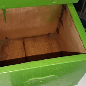 Lote de Cuadros y Caja Decorativa Verde - imagen 5