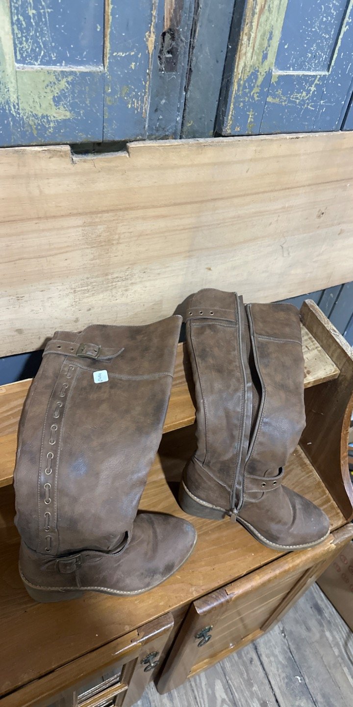 Botas de Caña Alta Marrones Talle 37/38