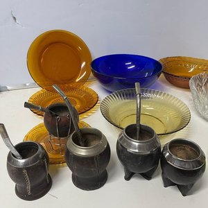 Set de Mate y Vajilla: 5 Mates, 4 Bombillas, 4 Bowls, 3 Platos y Más - imagen 2