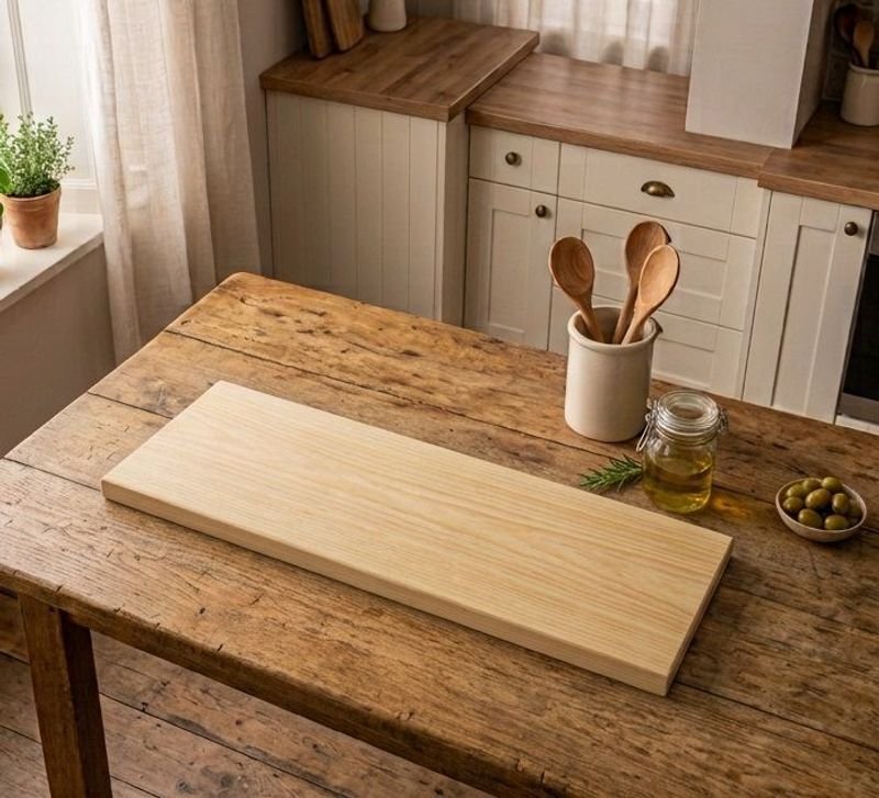 Tabla de Madera para Asado Curada al Natural