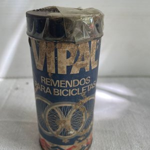 Caramanola Lygie y Tarro Vipol para Emparchar Bicicletas de Colección - imagen 3