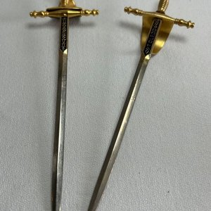 Dos Abrecartas Españoles Estilo Espada, 17cm - imagen 3