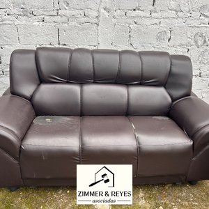 Sillón de Tres Cuerpos Marrón Oscuro - imagen 3