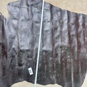 Lote de Cuero Natural Napa Marrón Oscuro - imagen 3