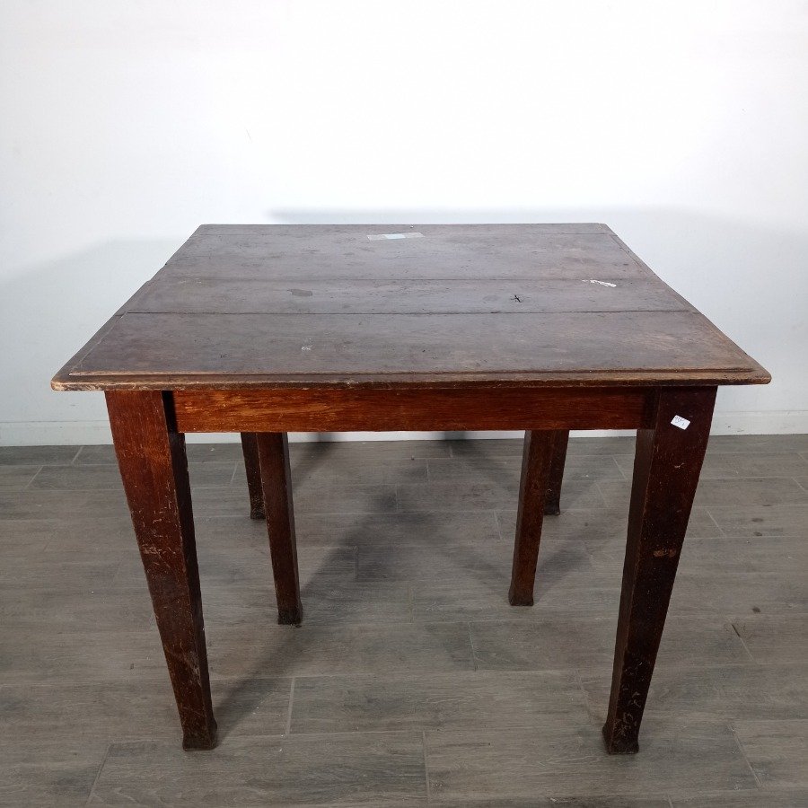 Mesa de roble con seis patas y sin extensión - imagen 2