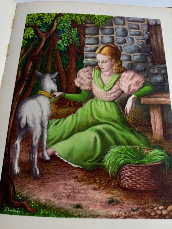 Libro raro de Blancanieves y otros cuentos, hermanos Grimm, editorial Flammarion circa 1950 - imagen 6
