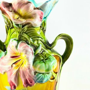 FLorero Art Nouveau floral asas laterales 39 cm - imagen 3