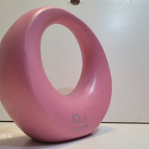 Lote de 5 Pesas Rusas Tipo Mancuerna Rosadas con Agarre Ergonómico - imagen 3