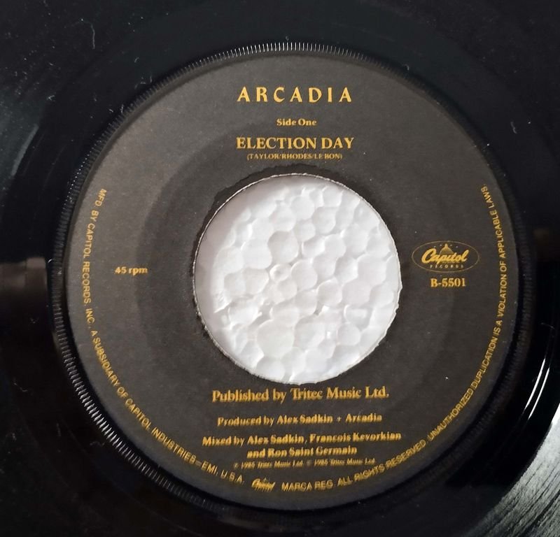 Vinilo de Arcadia - Election Day - imagen 4
