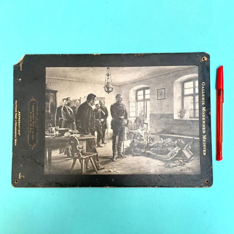 Postal Grande "Reproducción" de "Galería Moderner Meister" de Berlín