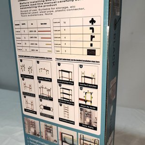 Armario Organizador Negro para Baño sobre Inodoro con Estantes - imagen 5