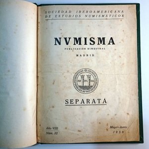 Publicación Numisma: Numismática Moderna, Sociedad Iberoamericana de Estudios Numismáticos, 1958 - imagen 2