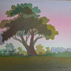 Lote siguiente: Cuadro "Árbol y Ruinas" de Osvaldo Paz, 40 x 32 cm