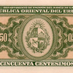 Billete de 50 Centésimos de Uruguay, Año 1939, Serie D, Sin Circular - imagen 3