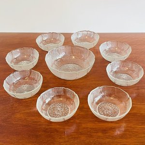 Juego de Vajilla de Vidrio: Fuente Grande, 8 Compoteras, 2 Jarritas y Bowls - imagen 2