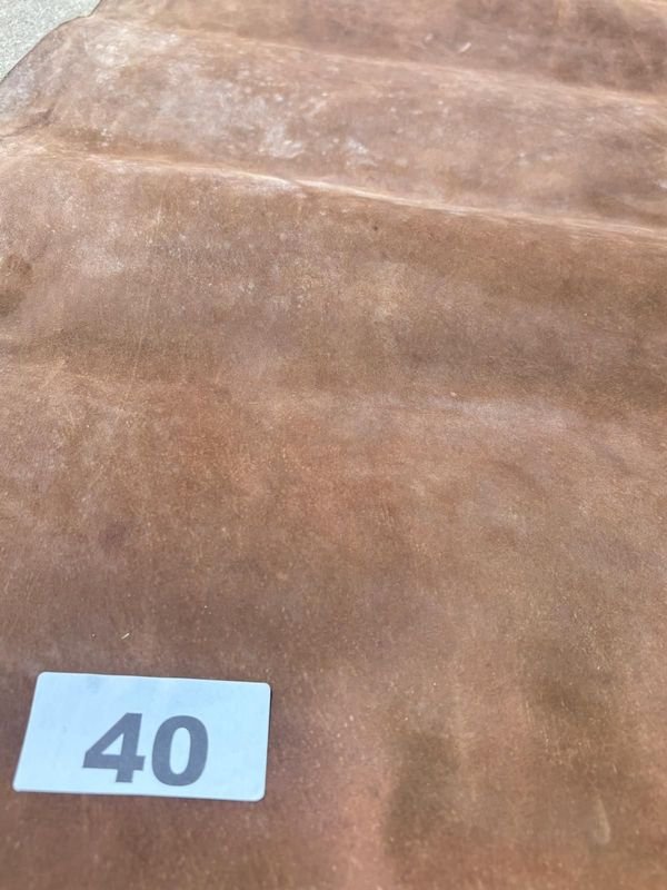 Lote de Cuero Natural Marrón para Artesanías