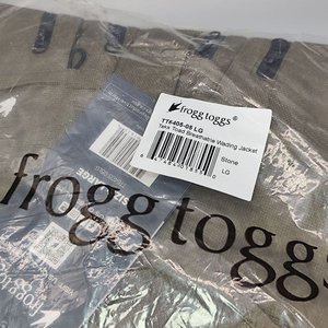 Chaqueta Frogg Toggs Tekk Toad Transpirable para Lluvia/Vadeo, Talle L, Stone - imagen 3