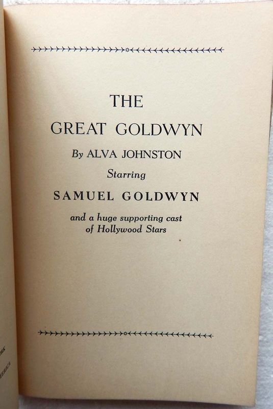 El libro 'The Great Goldwyn' de Alva Johnston: una colección de historias divertidas sobre Hollywood - imagen 5