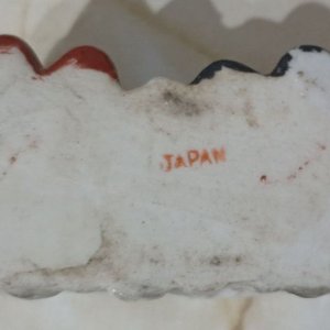 Salero y Pimentero de Porcelana Estilo Niños Tocando Acordeón - Origen Japón - imagen 5