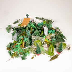 Lote de Vegetación y Árboles para Maquetas y Dioramas - imagen 2