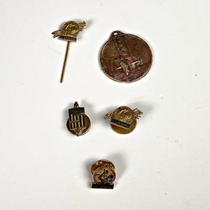 Lote anterior: Medalla y Pins de Fútbol del Club Peñarol