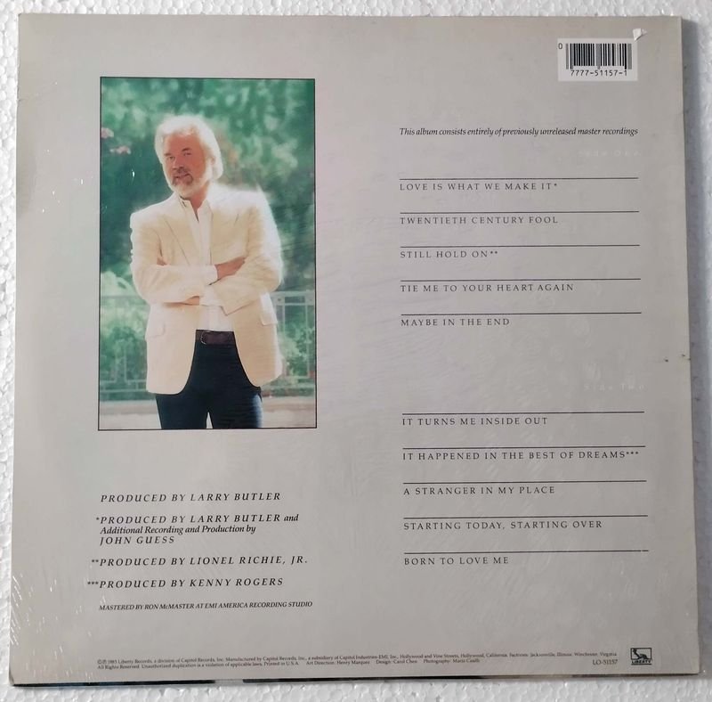 Álbum de Kenny Rogers: 'Love is What we Make it' (1985) - imagen 2