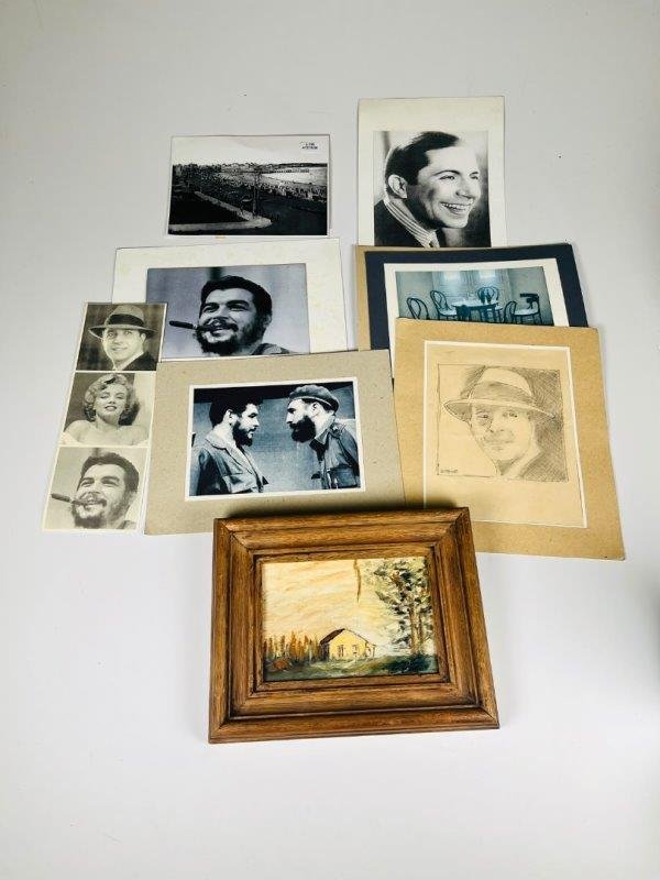 Lote de Cuadrito al Óleo, Fotografías Históricas y Láminas
