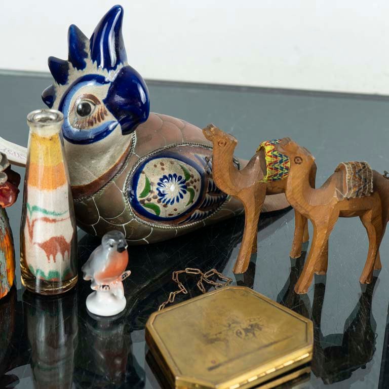 Figuras de cerámica y cobre, decorativas y artesanales - imagen 2