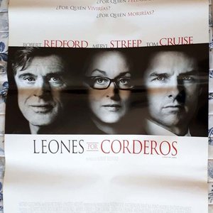 Lote siguiente: Poster Original "Leones por Corderos" (2007) - Robert Redford, Meryl Streep, Tom Cruise