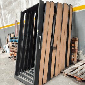 Conjunto de Marcos y Estructuras Rectangulares Negros para Exhibición - imagen 2