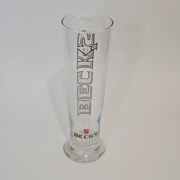 Vaso de vidrio para cerveza Beck's - imagen 2