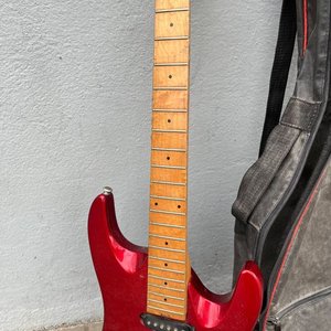 Guitarra Eléctrica Aria Pro II Roja con Funda Gracia - imagen 3