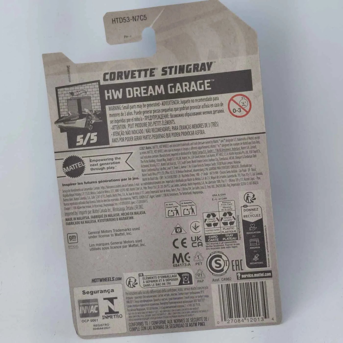 Corvette Stingray Hot Wheels coche juguete - imagen 3